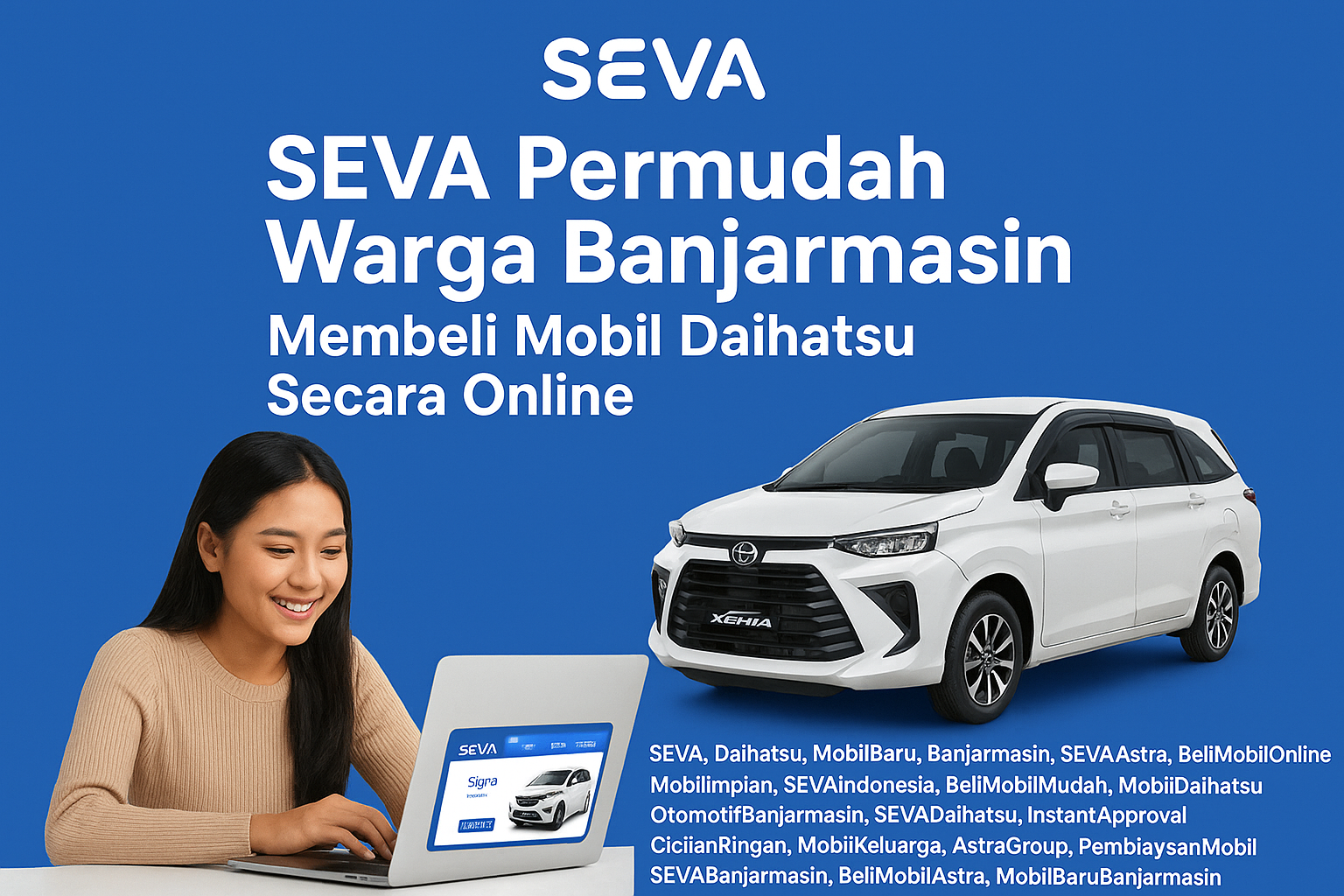 SEVA Permudah Warga Banjarmasin Membeli Mobil Daihatsu Secara Online