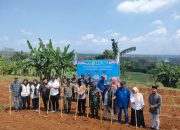 Kapolsek Dramaga Bersama Forkompimcam Kecamatan Dramaga Giat Penanaman Jagung Hybrida Diponpes Zahid Bin Tshabit wilayah Desa Purwasari, Ajak Jaga Kondusifitas Cegah Gangguan Kamtibmas
