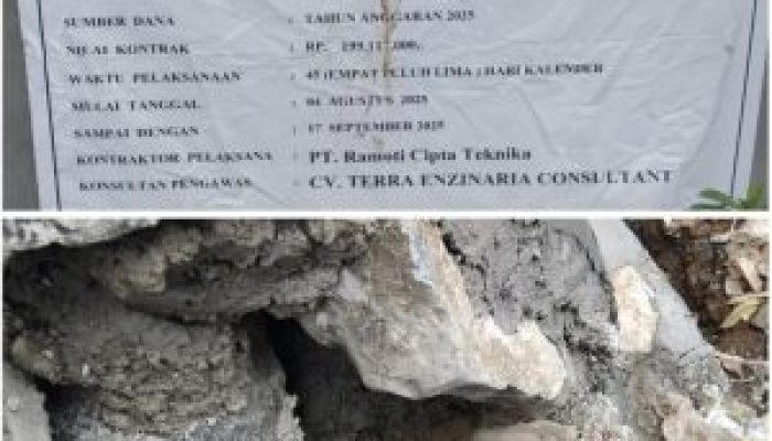 Proyek Rp 199 Juta di TPU Kalimulya Disorot: Kualitas Asal Jadi, PHO Super Kilat Diduga Sarat Kejanggalan