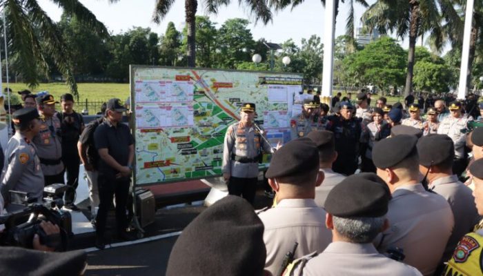 Kapolres Metro Jakarta Pusat Pimpin TWG di DPR: “Layani Saudara Kita yang Menyampaikan Pendapat, Jangan Bawa Senjata Api”