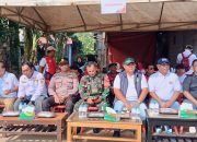 AKP Budi Santoso dan Aiptu Beben Beni Hadiri Pembukaan PORDES Desa Puspasari