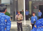 Sinergi Kebangsaan, 17 Kapolsek Jajaran Polres Karanganyar Ikuti Upacara Bendera di Tingkat Kecamatan