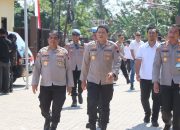 Kapolda Jateng melakukan Peninjaun Gudang Ketahanan Pangan Polri di Boyolali