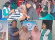 LPM Desa Kampung Kelor Bekerja Sama Yayasan Dharmais Gelar Periksa Kesehatan Mata
