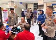 Polres Karanganyar Gelar Donor Darah Serentak Sambut Hari Jadi Humas Polri ke-74