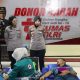 Sambut HUT Humas Polri ke-74, Polres Pelabuhan Makassar Gelar Donor Darah: Polisi Humanis, Harapan Masyarakat”