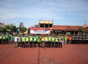 Polres Jepara Gelar Apel Ojol Kamtibmas, Wujud Sinergitas Dalam Menjaga Kondusivitas Kota Ukir