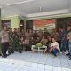Personel Polsek Cibinong Berikan Ucapan HUT TNI ke-80, Kunjungi Kantor Koramil 0621-01 Cibinong