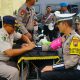 Ops Zebra Polres Sragen Dimulai, Ratusan Personel Polri, TNI, dan Dishub Dapatkan Layanan Kesehatan