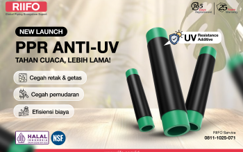 Cocok untuk Berbagai Proyek Konstruksi, RIIFO Hadirkan Pipa PPR Anti UV untuk Outdoor Piping!