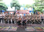 Polres Kudus Gelar Upacara Penutupan Pelatihan Peningkatan Kemampuan Fungsi Teknis Samapta Bintara Remaja