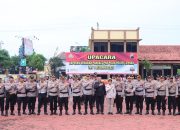 Kapolres Jepara Pimpin Upacara Kenaikan Pangkat Personel ASN Polri