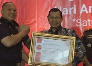 BNNP Jateng Raih Penghargaan dari Bea Cukai : Jenderal Agus Dorong War on Drugs for Humanity Lewat Sinergi Lintas Sektor
