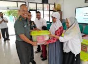 Danpussimpur Kodiklatad Turut Menyalurkan Santunan pada Kegiatan Bakti Sosial HUT Ke-31 Kodiklatad