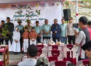 Polres Wonogiri Gelar Penanaman Penghijauan untuk Pagar Monyet Ekor Panjang di Watu Cenik