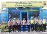 Kapolres Wonogiri Pimpin Pengecekan Pos Gereja dan Obyek Wisata di Hari Pertama Operasi Lilin Candi 2025
