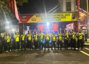 Propam Polda Jateng Turun Langsung, Pastikan Disiplin dan Kesiapsiagaan Personel Ops Lilin Candi 2025 di Pospam GKJ Sragen