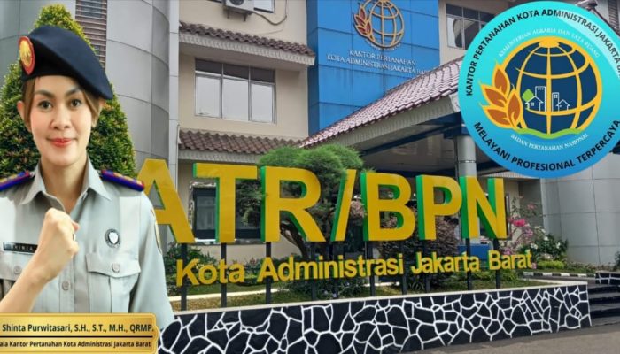Kepala Kantor BPN Jakarta Barat'” Dr. Shinta Purwitasari Beserta Jajaran” Ucapkan Selamat Natal & Tahun Baru 2026