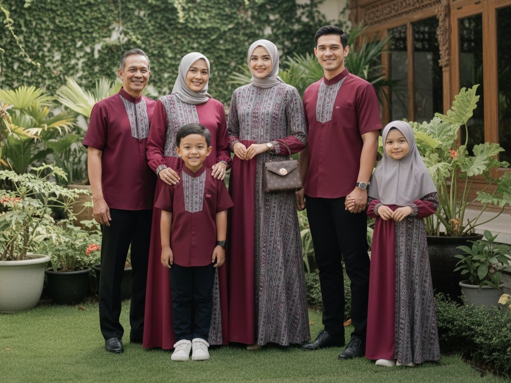 Seragam Keluarga Lebaran, Dari Meja Makan hingga Ruang Tamu