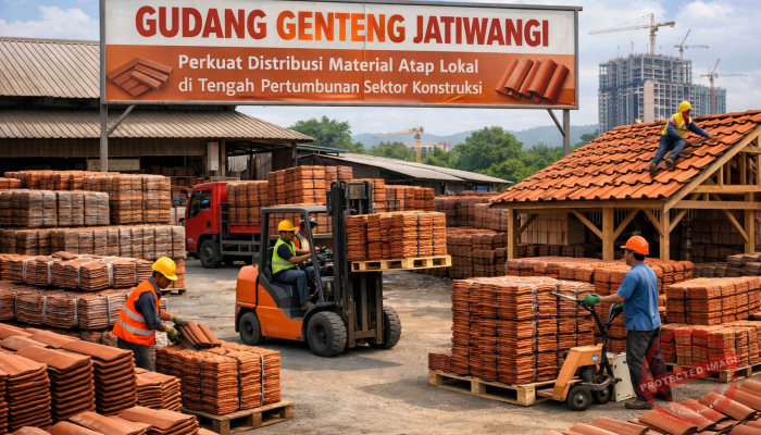 Gudang Genteng Jatiwangi Perkuat Distribusi Material Atap Lokal di Tengah Pertumbuhan Sektor Konstruksi