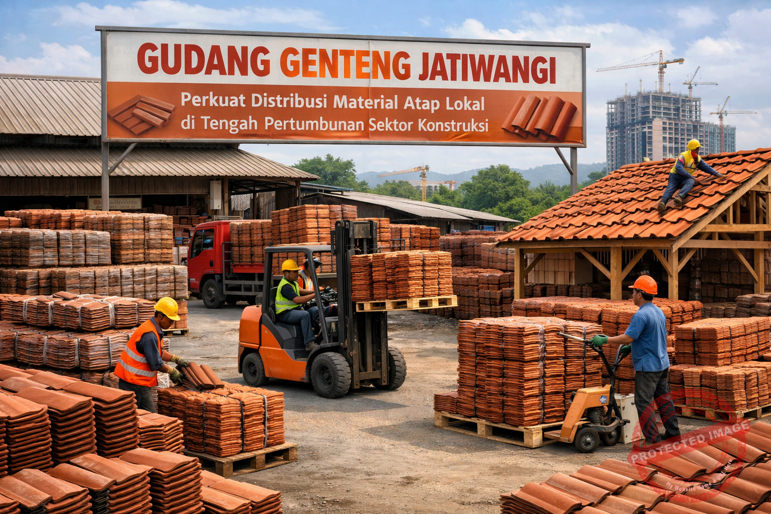 Gudang Genteng Jatiwangi Perkuat Distribusi Material Atap Lokal di Tengah Pertumbuhan Sektor Konstruksi