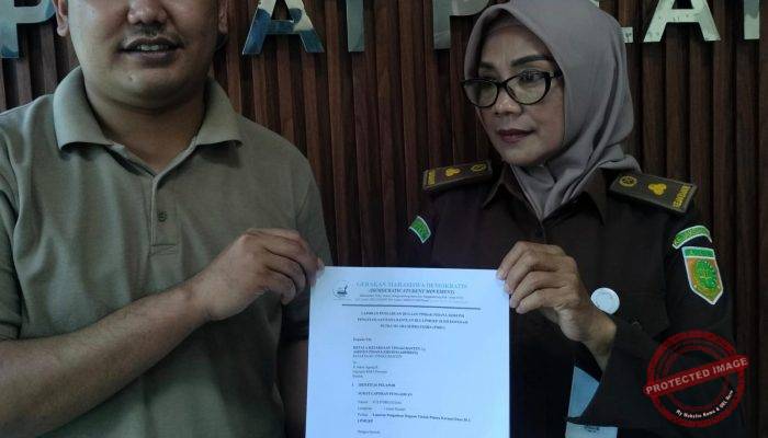 Perwakilan GMD Serahkan Laporan Dugaan Penyalahgunaan Dana BLU LPMUKP ke Kejati