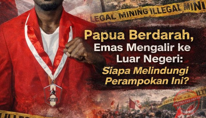 GMNI Mimika Soroti Skandal Rp992 Triliun Emas Ilegal dan Konflik Tapal Batas: “Negara Jangan Absen!