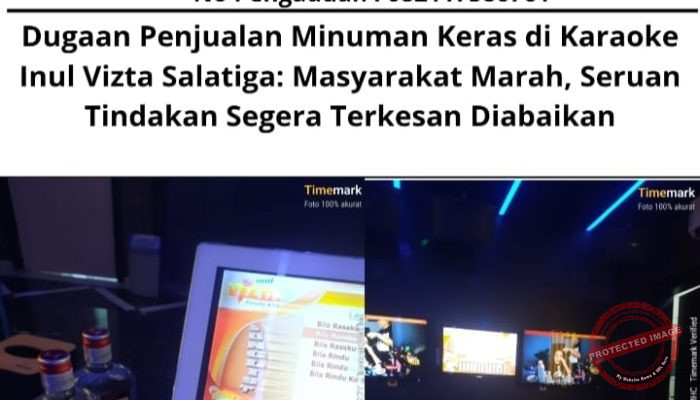 Dugaan Penjualan Minuman Keras di Karaoke Inul Vizta Salatiga: Masyarakat Marah, Seruan Tindakan Segera Terkesan Diabaikan