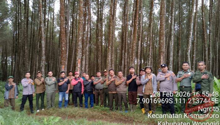 Polsek Kismantoro–BKPH Purwantoro Gelar Patroli Gabungan, Perkuat Pengamanan Kawasan Hutan Wonogiri