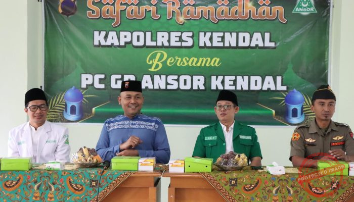 Kapolres Kendal Safari Ramadhan Bareng GP Ansor, Perkuat Sinergi Jaga Kondusivitas