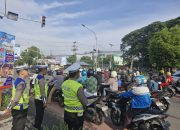 Satlantas Polres Sragen Sosialisasikan Pembatasan Operasional Truk Jelang Mudik Lebaran 2026