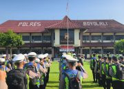 Jelang Ops Ketupat Candi 2026, Polres Boyolali Gelar Apel Pengecekan Kesiapan Personel dan Kelengkapan