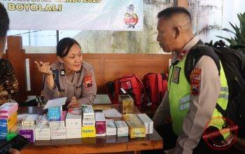 Pastikan Personel Prima, Sidokkes Polres Boyolali Cek Kesehatan Anggota Jelang Pengamanan Ops Ketupat Candi 2026