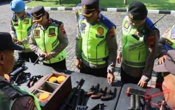 Jelang Ops Ketupat Candi 2026, Polres Boyolali Cek Kesiapan Senjata Api dan Amunisi