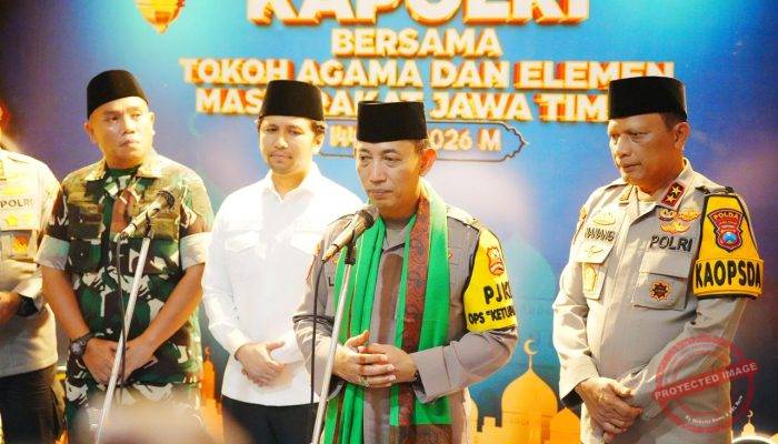 Safari Ramadhan di Jatim, Kapolri Ajak Seluruh Elemen Bersatu Jaga Kamtibmas-Dukung Program Presiden