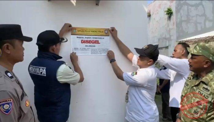 Persoalan Izin, Yayasan POUK Thesalonika Tangerang Disegel Satpol PP