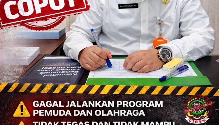 Ormas GIBAS Dan KSB Kota Bogor Mendesak Pencopotan Anas S Rajammana Dari Jabatanya