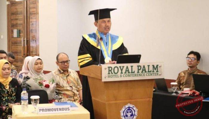 Deputi Bidkoor Kominfo Kemenko Polkam RI Marsda TNI Eko Dono Indarto, S.I.P.,M.Tr.(Han) Raih Gelar Doktor dengan Predikat Cumlaude