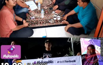 Soal Tiang MyRepublic di Karang Tengah, Warga: Daripada Sinyal Lelet, Mending Ada Tiang Baru