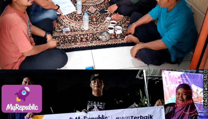 Soal Tiang MyRepublic di Karang Tengah, Warga: Daripada Sinyal Lelet, Mending Ada Tiang Baru