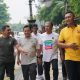 Ketua DPRD hadiri Jalan Santai Polresta Bogor, Bahas Isu Strategis Sambil Olahraga
