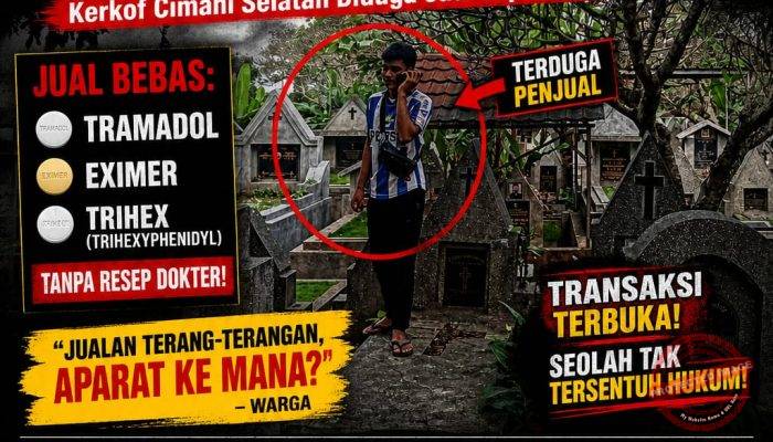 Diduga Marak, Peredaran Obat Keras Golongan G di Kawasan Kerkof Cimahi Selatan Dikeluhkan Warga