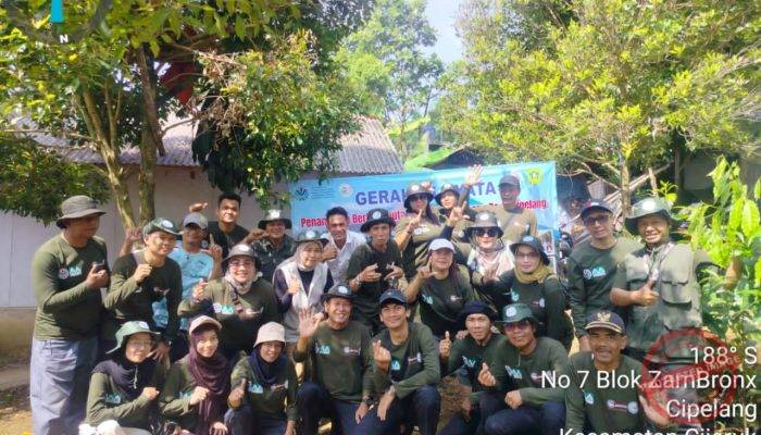 FKMGS Berkolaborasi Kementerian LH Gelar Penanaman Pohon di Hutan Kota Blok Jambrong Desa Cipelang