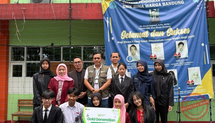 Momentum Hardiknas, Pegadaian Kanwil X Jabar Salurkan Beasiswa “Gold Generation” untuk Siswa SMK Bina Warga