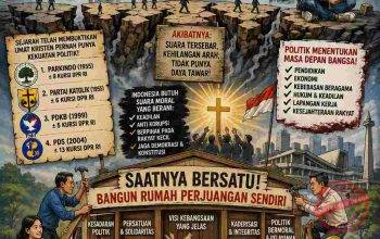 Mengapa Suara Politik Umat Kristen Terpecah dan Sulit Bersatu?
