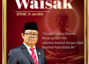 Sugianto Soroti Kualitas Demokrasi Jelang Waisak 2026