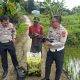 Dukung Swasembada Pangan, Satlantas Polres Kuningan Salurkan Bibit Jagung ke Kelompok Tani Desa Cibulan
