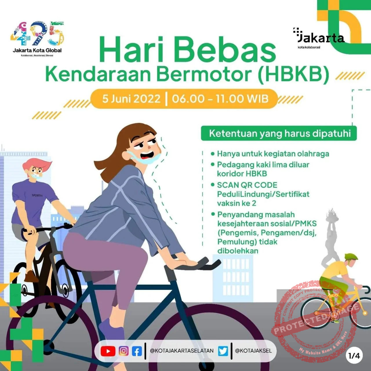5 Alasan Kamu Harus Ikuti Hari Bebas Kendaraan Bermotor di Jakarta pada 22 Juni 2026