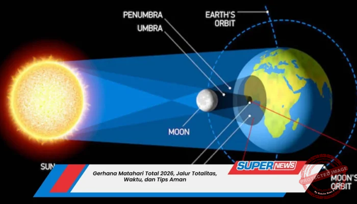 5 Fakta Menarik Gerhana Matahari Total 12 Agustus 2026: Wilayah yang Bisa Menyaksikannya dan Tips Mengamati