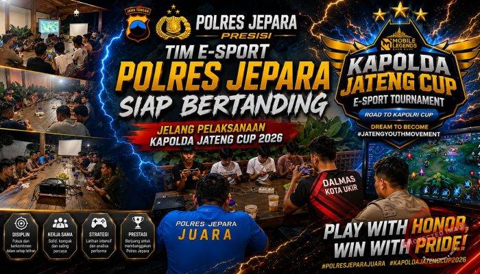 ​Matangkan Strategi, Tim E-Sport MLBB Polres Jepara Gelar Sparing Jelang Kapolda Jateng Cup 2026
